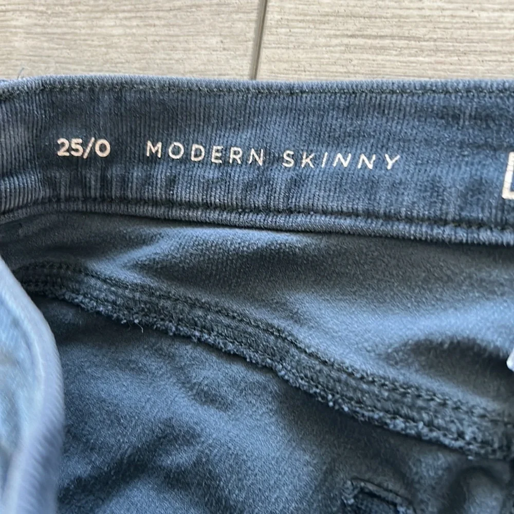 LOFT modern skinny fit blue cords corduroy pants size 0